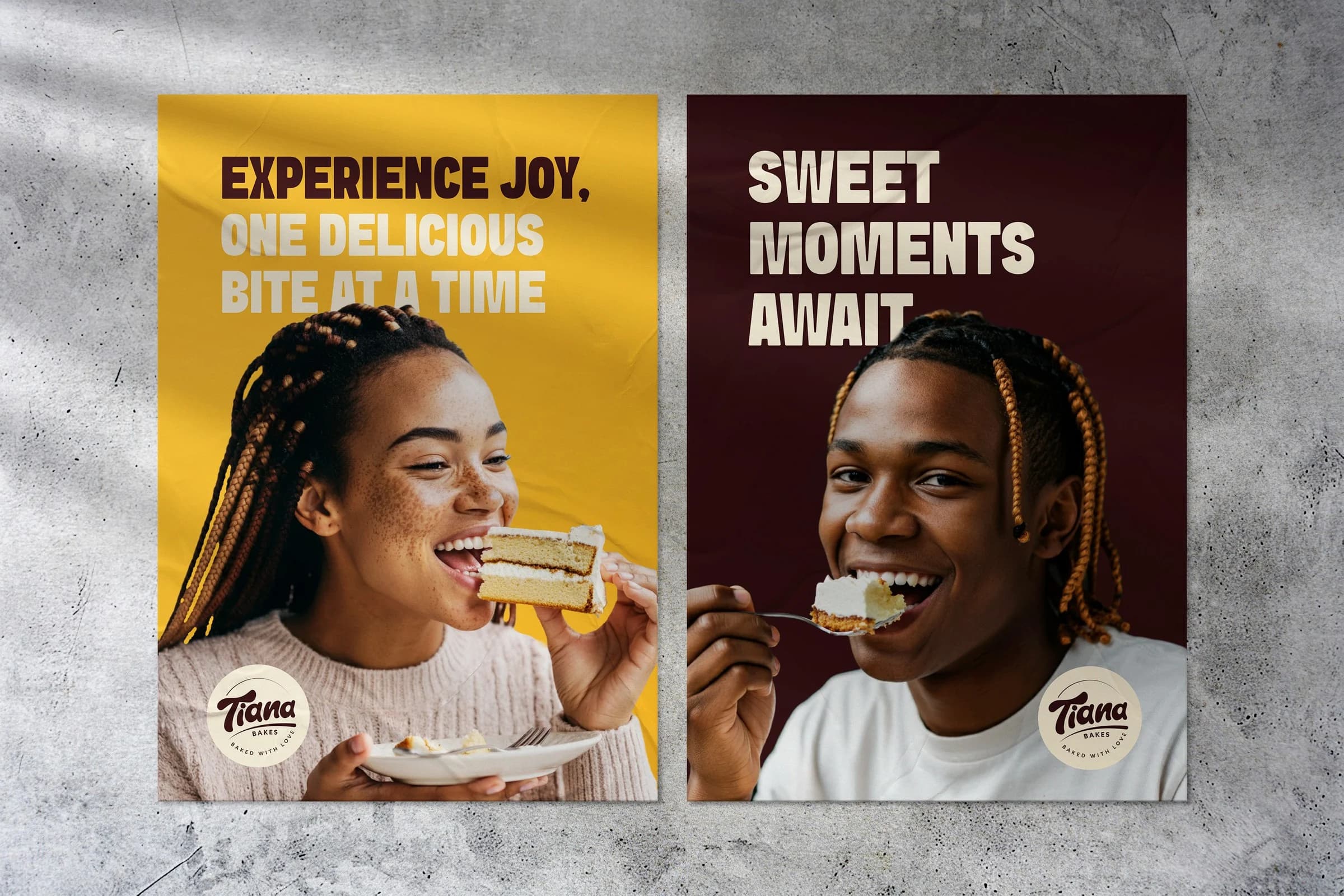 Tiana Bakes posters on a wall