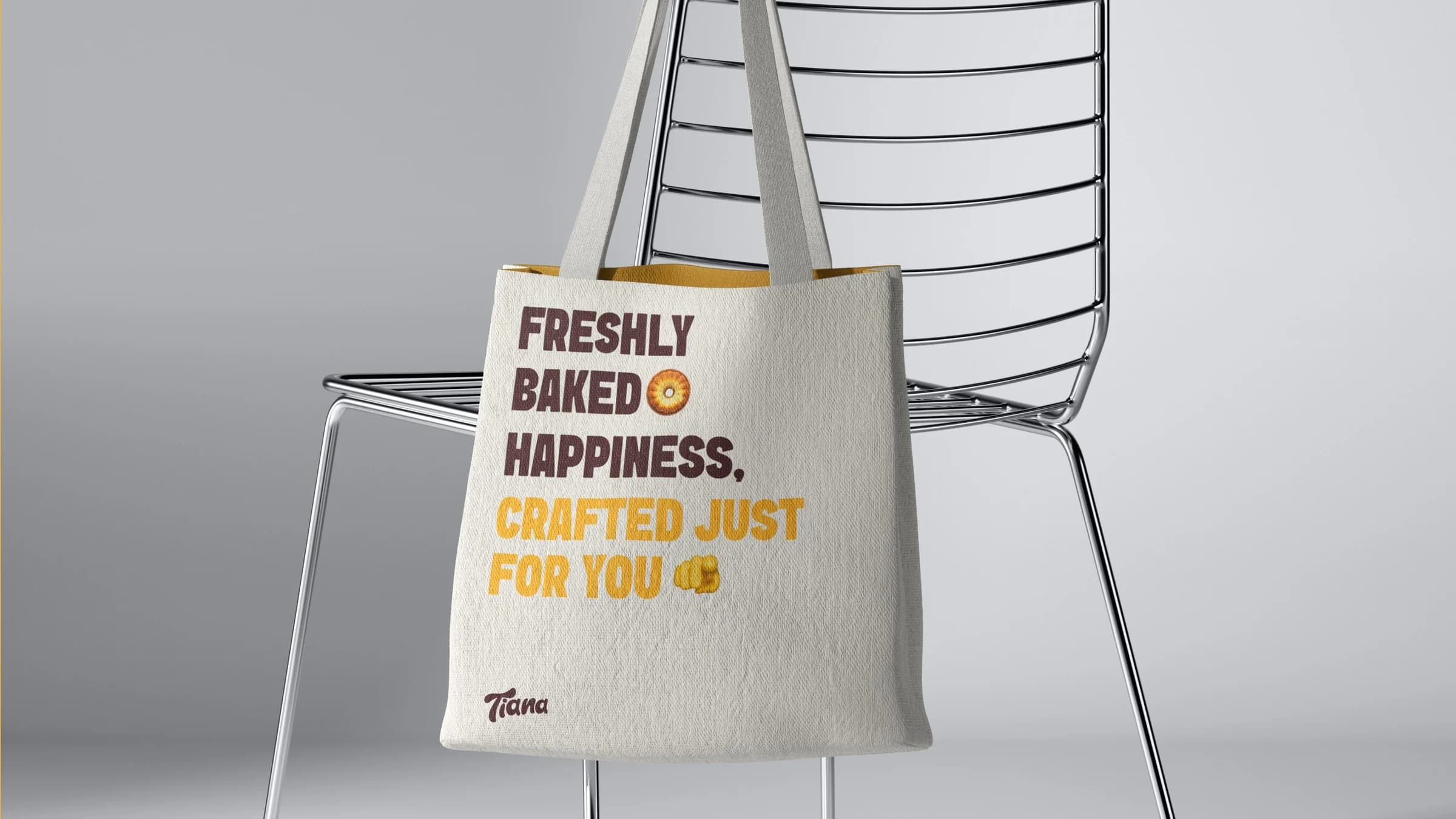Tiana Bakes tote bag: Freshly baked happiness, crafted just for you